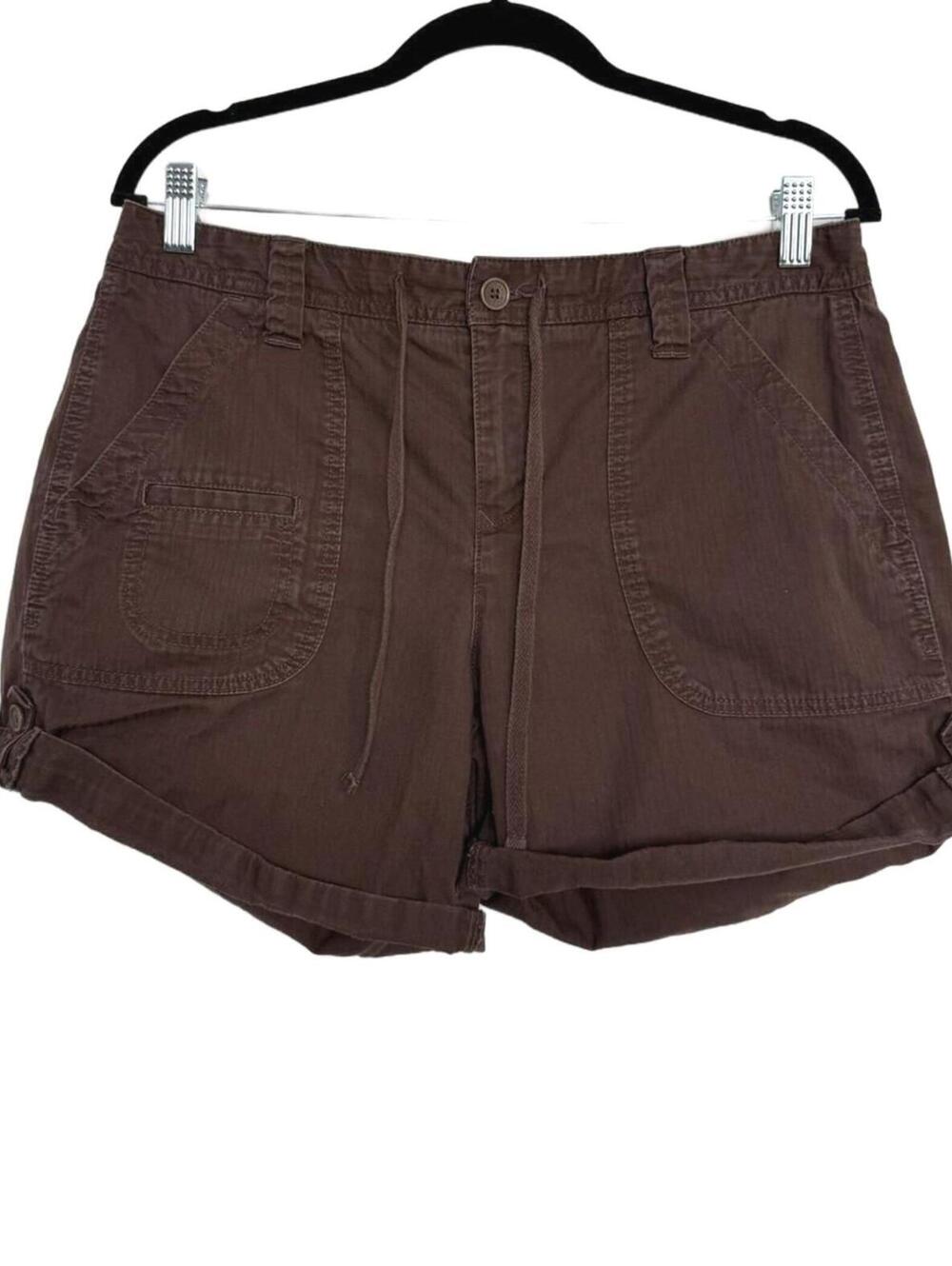 Y2K‎ Grunge Brown Cargo Shorts Large
